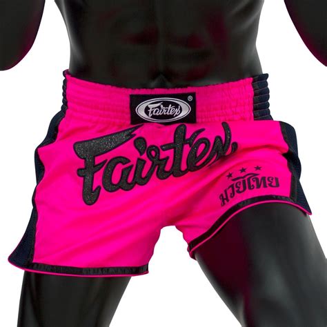 Fairtex Pink Slim Cut Muay Thai Boxing Shorts Bs1714