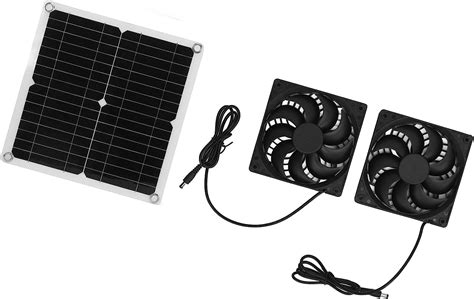 Tnfeeon Solar Panel Fan Kit Solar Panel Fan Kit Solar