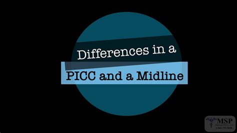 Differences Between A Picc And Midline Youtube