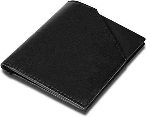 Thin Bifold Wallets For Men Minimalist Genuine Leather Compact Narrow