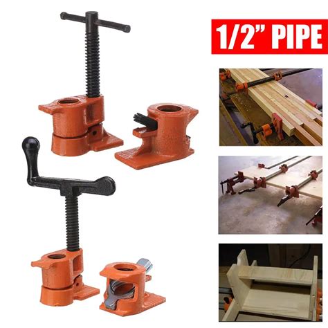 2019 New Durable Wood Pipe Clamp 12 Wood Gluing Pipe Clamp Quick