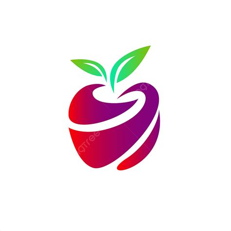 Colorful Apple Logo Design Template Png Dibujos Iconos De Manzana