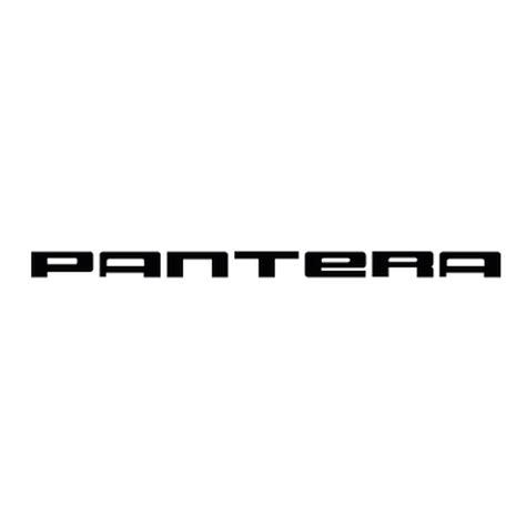 Detomaso Pantera Logo Decal