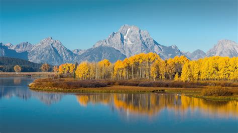 Grand Teton National Park In Autumn Wyoming Usa Windows 10
