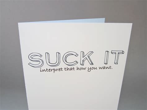 Funny Greeting Card Thinking Of You Card S It By Fungirlscards