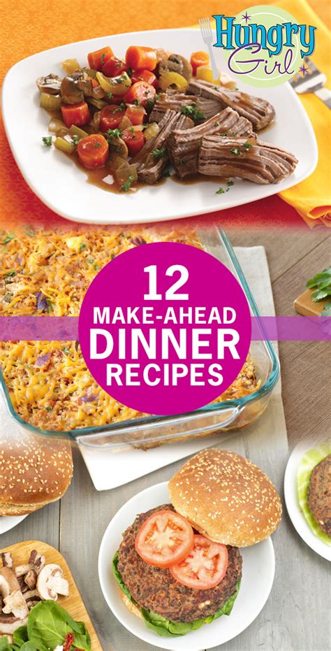 I am constantly searching for easy ways to make a healthy dinner for the… 12 Healthy Make-Ahead Dinner Recipes: Casseroles, Slow ...