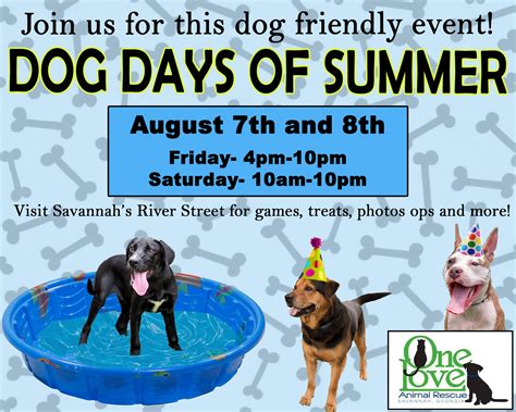 Check spelling or type a new query. Dog Days of Summer Event-Bring your Humans! - One Love ...
