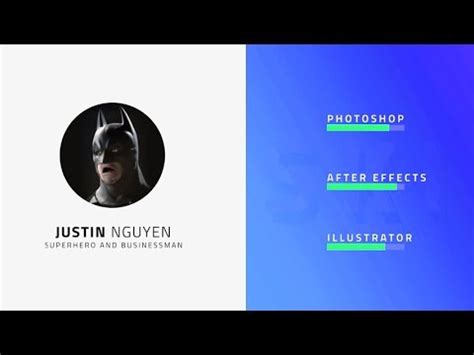 Download easy to customize after effects templates today. Part 01 Resume (CV) Animation in After Effects - After ...