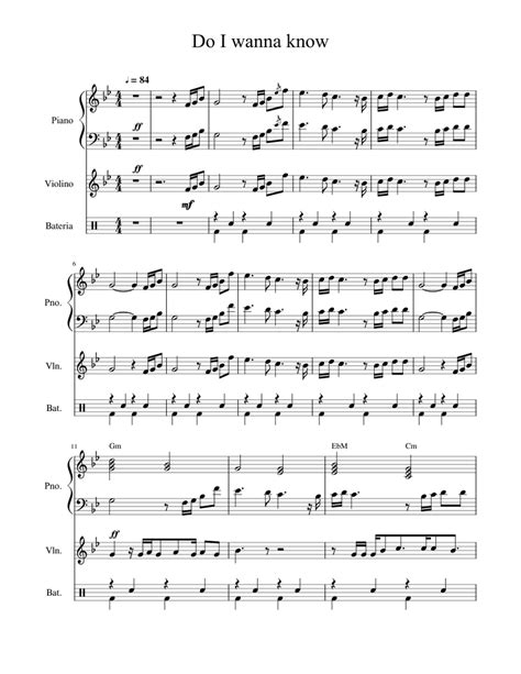 Am if this feelin' flows both ways? Do I wanna know - Arctic Monkeys Sheet music for Piano ...