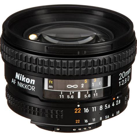 Nikon Af Nikkor 20mm F28d Lens Refurbished By Nikon Usa