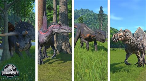 8 All Hybrids Jurassic World Evolution 1080p Youtube