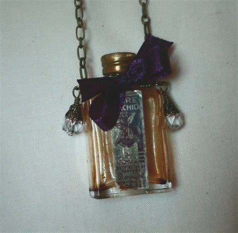 Items Similar To Antique Perfume Bottle Necklace On Etsy