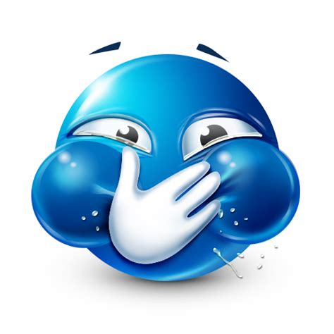 Holding It In Blue Emoji Funny Emoticons Funny Emoji Faces