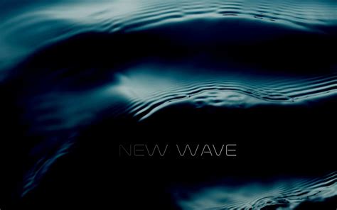New Wave Logo Texture Water Waves Hd Wallpaper Wallpaper Flare