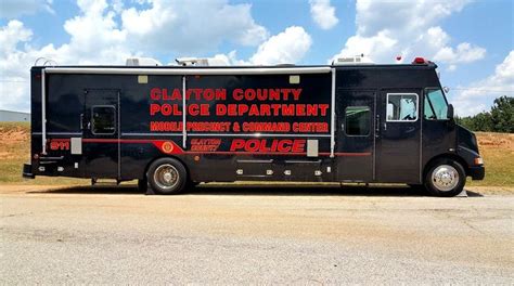 Clayton County Ga Police Department Mobile Command Unit Police