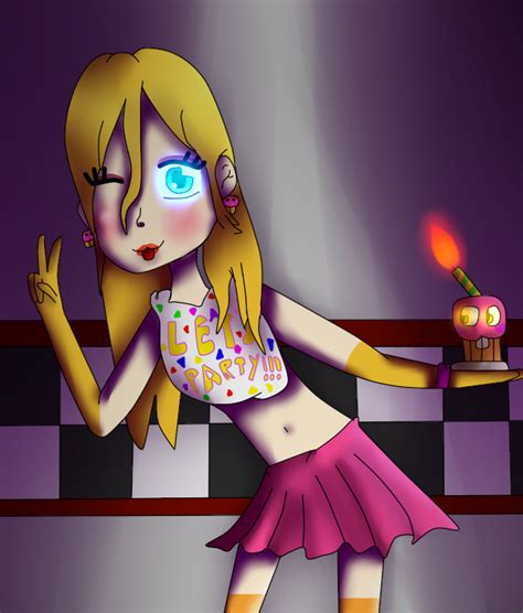 Toy Chica Human Poster By Bonichar12 On Deviantart