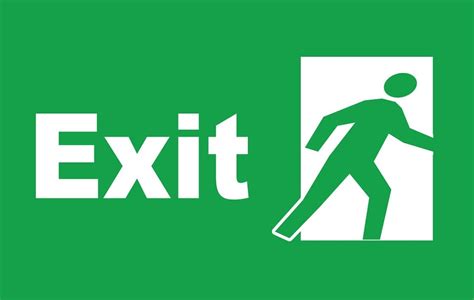 Exit Sign Symbol