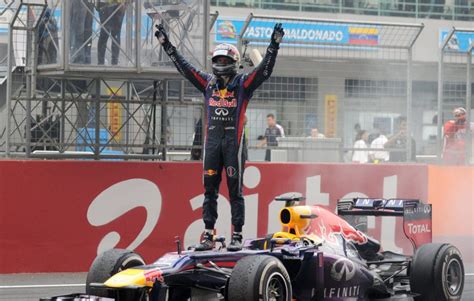 The last few races of that season he kept telling his team how much he loves them, how they have to remember those days and did things like this. F1: Sebastian Vettel wins fourth straight championship ...