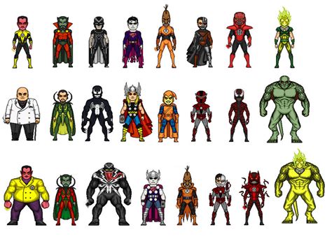 Micro Heroes Amalgam Dc Marvel 9 By Mandrakz On Deviantart