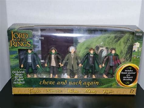 Toybiz Lord Of The Rings Boxed T Set There And Back Again Set Of 5
