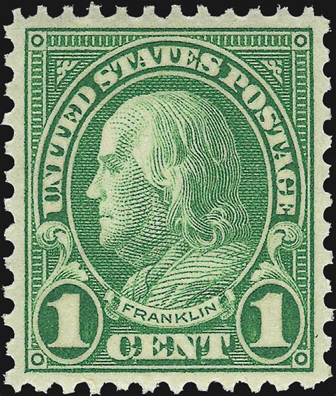 Is Your 1¢ Green Franklin Stamp Scott 594 Or 596
