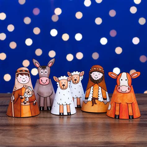 A Printable Nativity Scene Craft That Your Kids Will Love To Make
