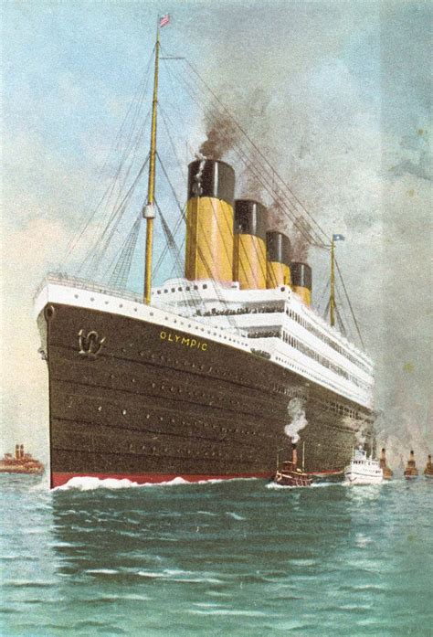 Olympic British Luxury Liner Titanics Sister Ship Britannica