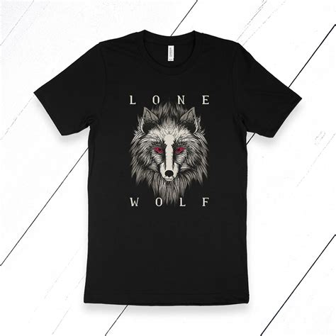 Lone Wolf Short Sleeve Unisex T Shirt Etsy