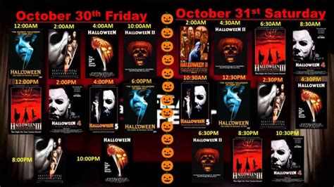 AMC FEAR FEST Full Horror Movie Schedule Oct Th Oct St YouTube