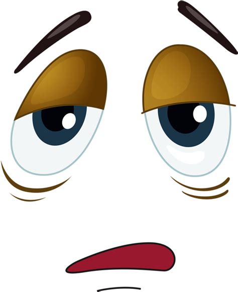 Shocked Eyes Png Faces Clipart Face Without Eye Tired Cartoon Face My