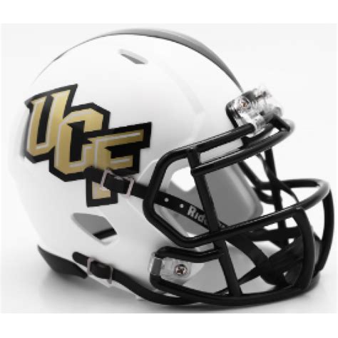 Riddell Ncaa Ucf Knights Matte White Speed Mini Football Helmet