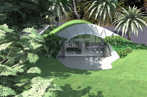 Concrete Earth Bermed House Earth Sheltering Energy Efficient Houses Green House Architecture
