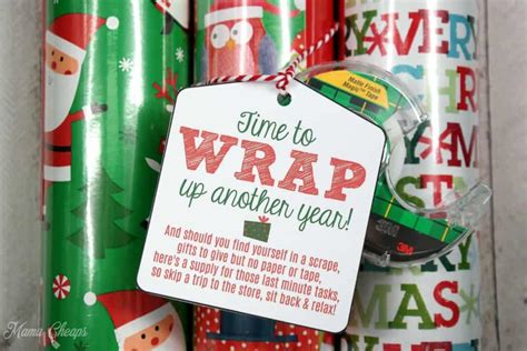 Maybe you would like to learn more about one of these? Wrapping Paper & Tape Easy Last Minute Gift Idea + Tag ...