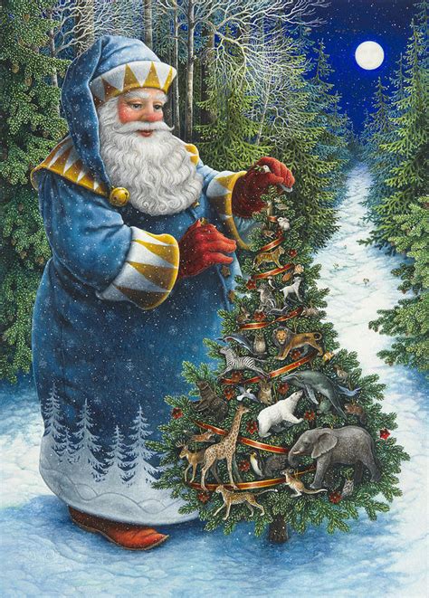 Maybe you would like to learn more about one of these? Santa's Christmas Tree Painting by Lynn Bywaters