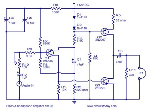 Mosfet Audio Amplifier Circuit Diagrams