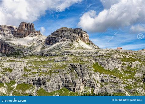 View From The Three Peaks Of Lavaredo In The Sexten Dolomites Of Italy