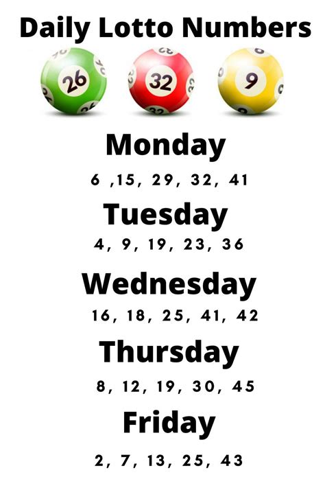 lotto numbers today picking lottery numbers lotto winning numbers lotto numbers lucky numbers