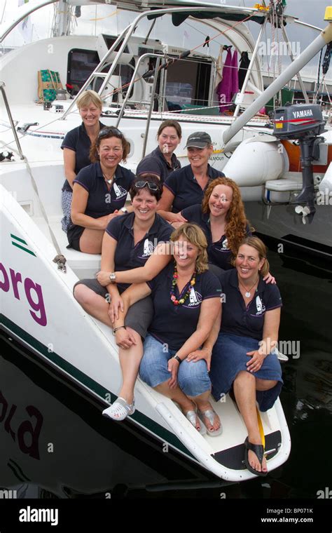 Female All Women Sailing Crew At Hartlepool 2010 Tall Ships Race