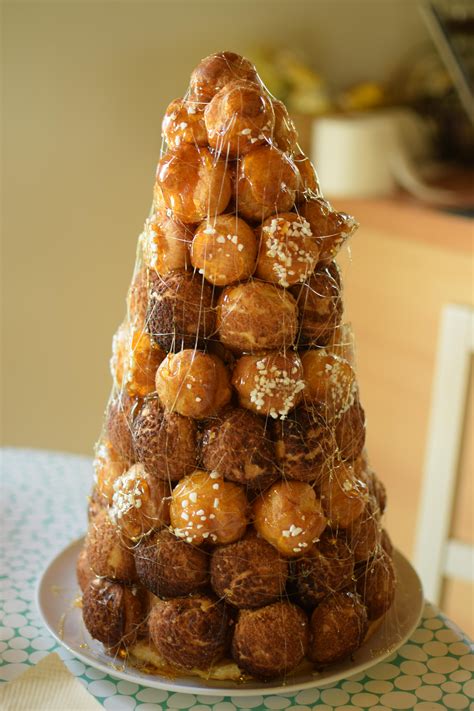 Finally Tried Making A Croquembouche Came Out Allright Rbaking