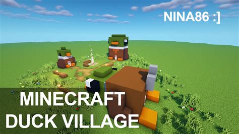 Minecraft How To Build A Duck Village Youtube