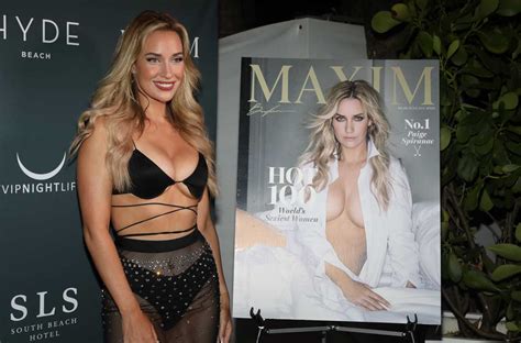 Paige Spiranac Celebrated Being Named Maxim Magazines Worlds Sexiest