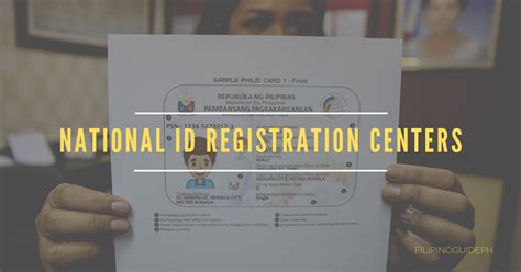 Initially, the target for the dry run of national identification system was this december … List of Registration Centers Where to Get Your National ID ...