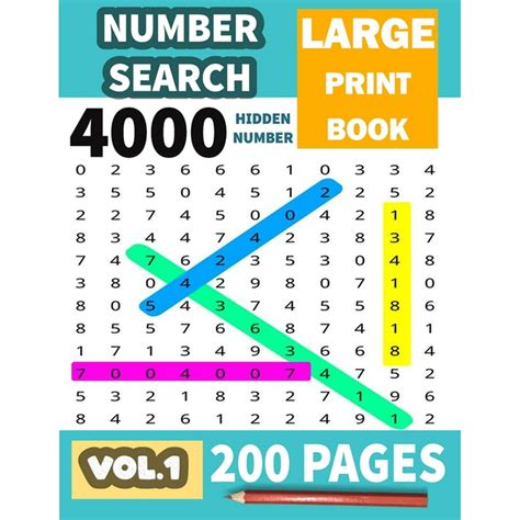 number search book number search volume 1 big puzzlebook with number find puzzles for seniors