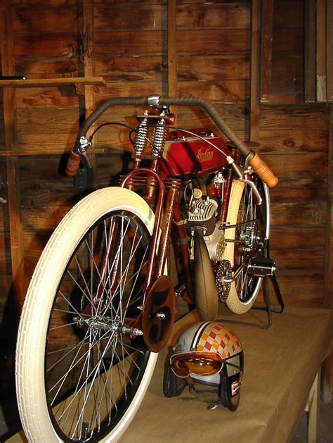Cafe Racer Indian Antique Motorcycle Board Track Racer Rat Rodducati