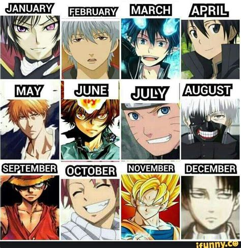 What Is Your Birth Month Anime Amino All In One Photos