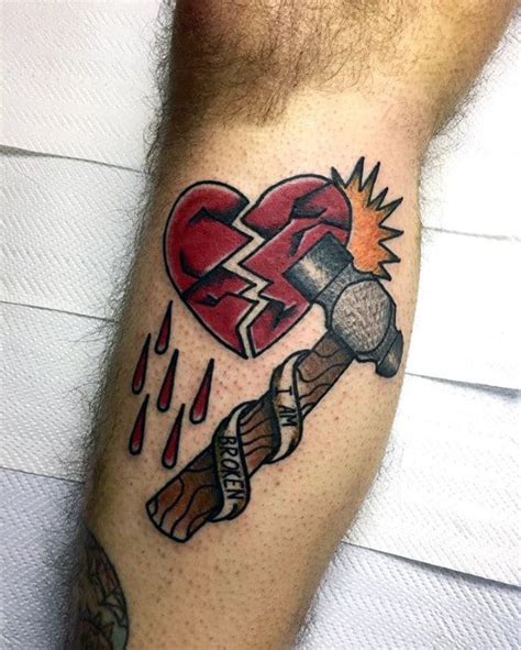 Broken Heart Tattoo 55 Small Tattoo Designs Ideas Design Trends