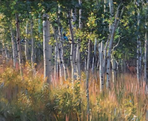 Aspen Forest 22x18 Inch Oilpainting This Painting Shows A Forest