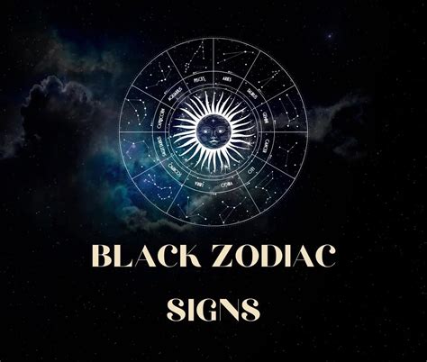 Black Zodiac Signs The Concept Of Black Zodiac Signs Is Flickr