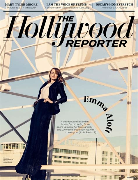Emma Stone In The Hollywood Reporter February Issue Hawtcelebs