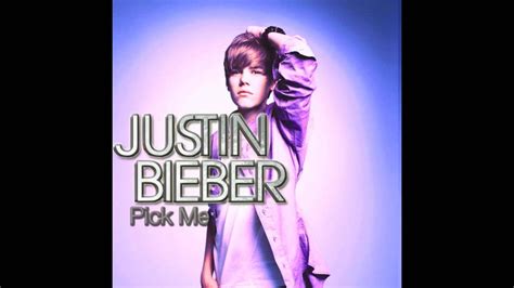 Justin Bieber Pick Me Audio Lyrics Youtube